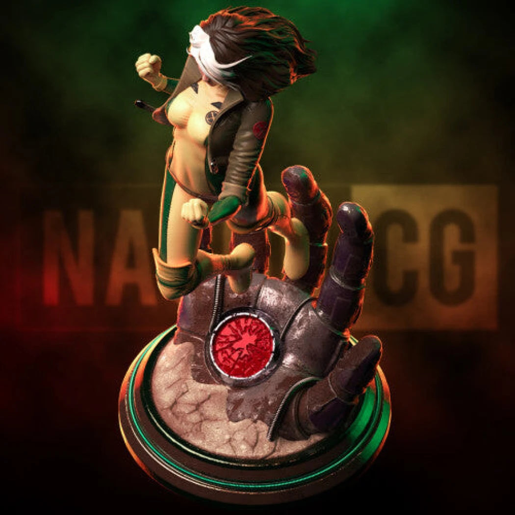 Digital STL Rogue from XMEN Statue