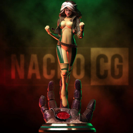 Digital STL Rogue from XMEN Statue