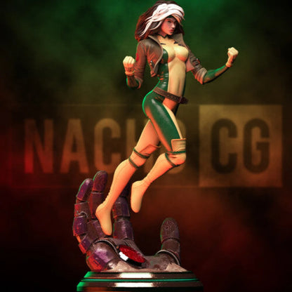 Digital STL Rogue from XMEN Statue