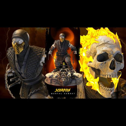 Digital STL Scorpion Sculpture