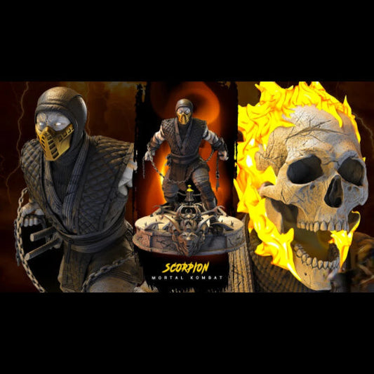 Digital STL Scorpion Sculpture