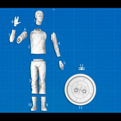 Digital STL Spock