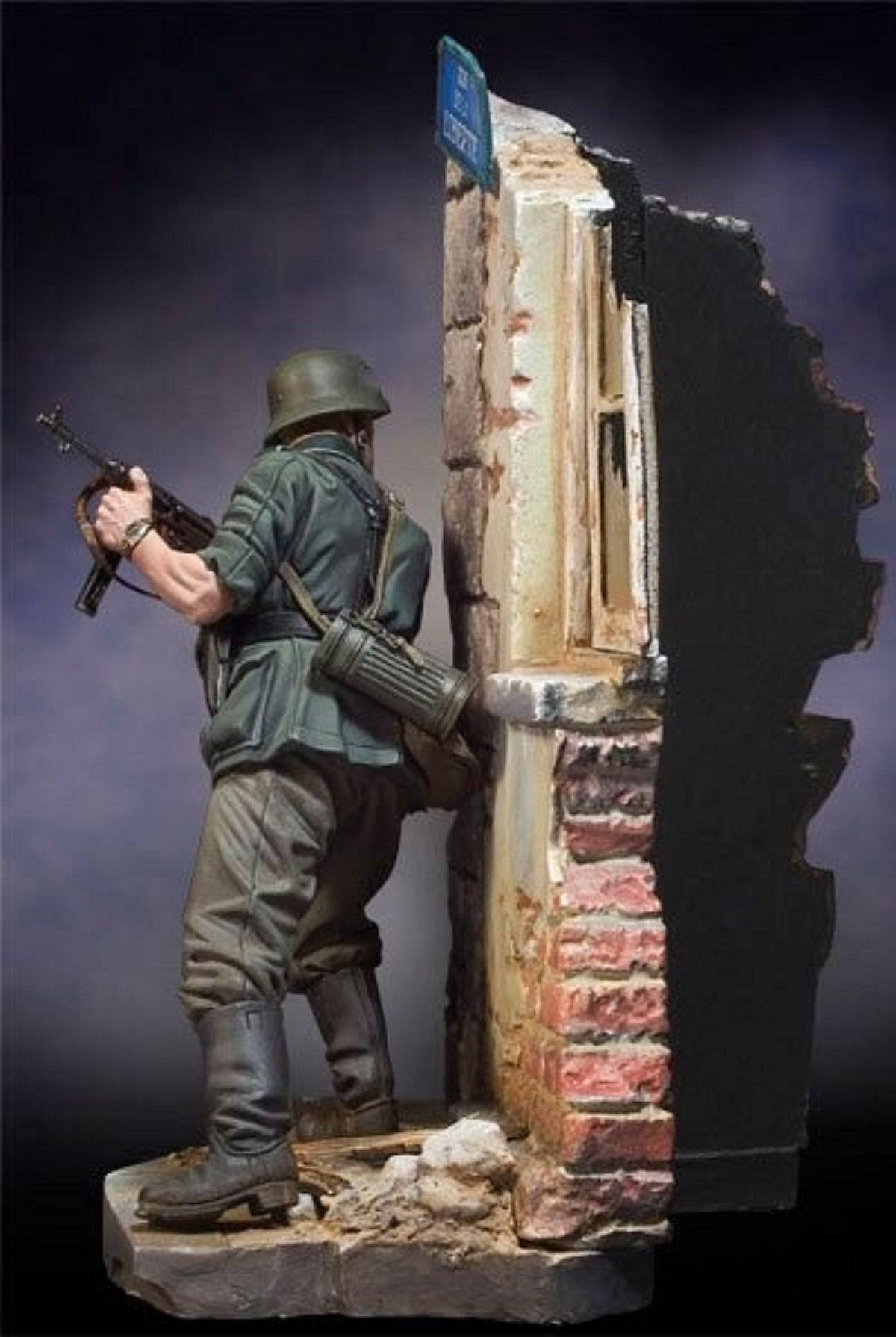 1/20 90mm Resin Model Kit German Soldier Infantry WW2 Unpainted - Model-Fan-Store