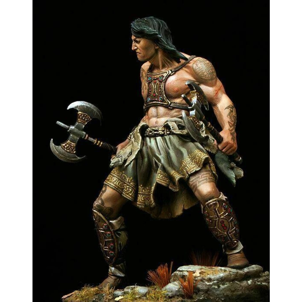 1/24 75mm Resin Model Kit Barbarian Persian Warrior Unpainted - Model-Fan-Store