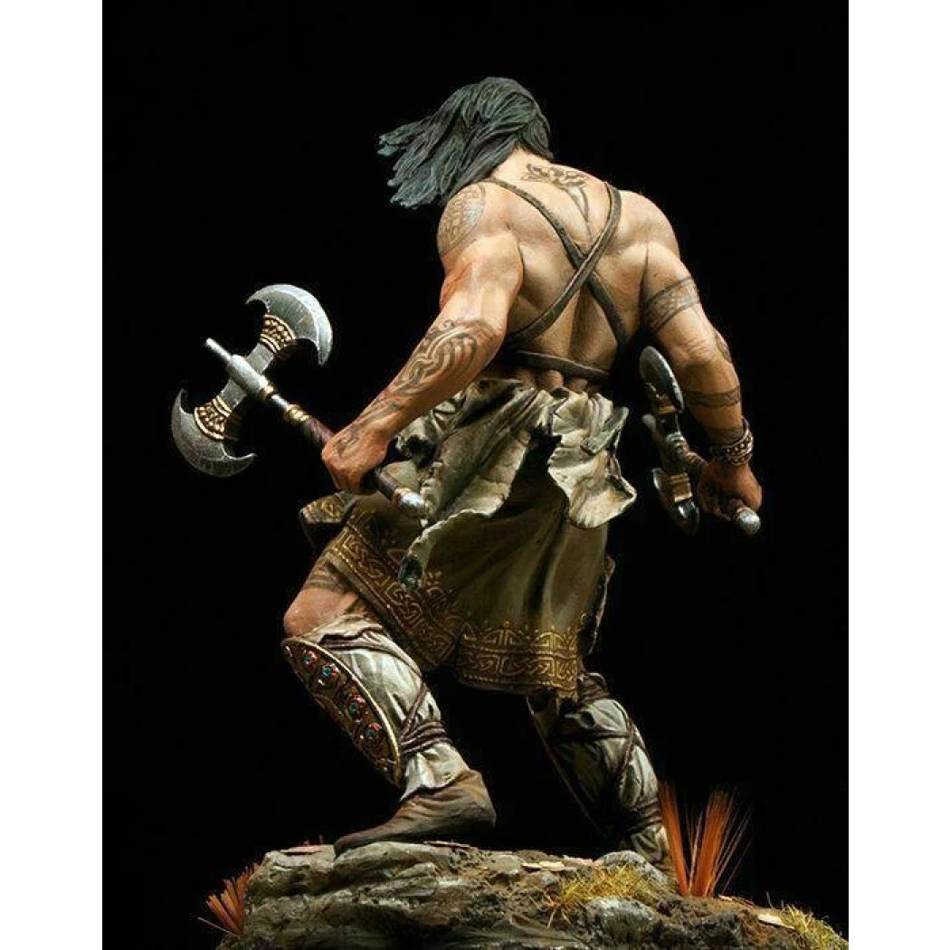 1/24 75mm Resin Model Kit Barbarian Persian Warrior Unpainted - Model-Fan-Store