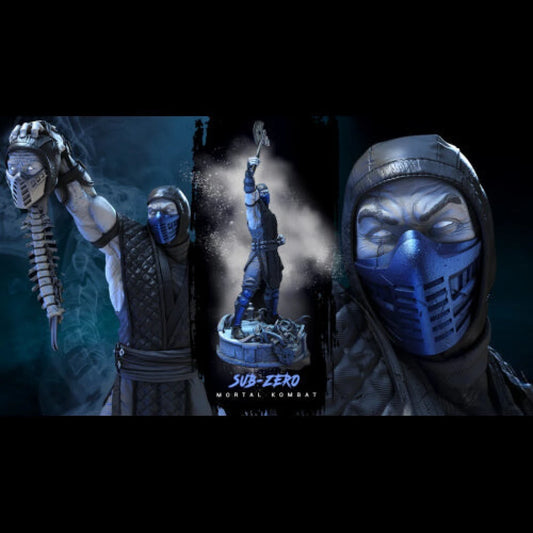 Digital STL Sub zero & Scorpion Diorama