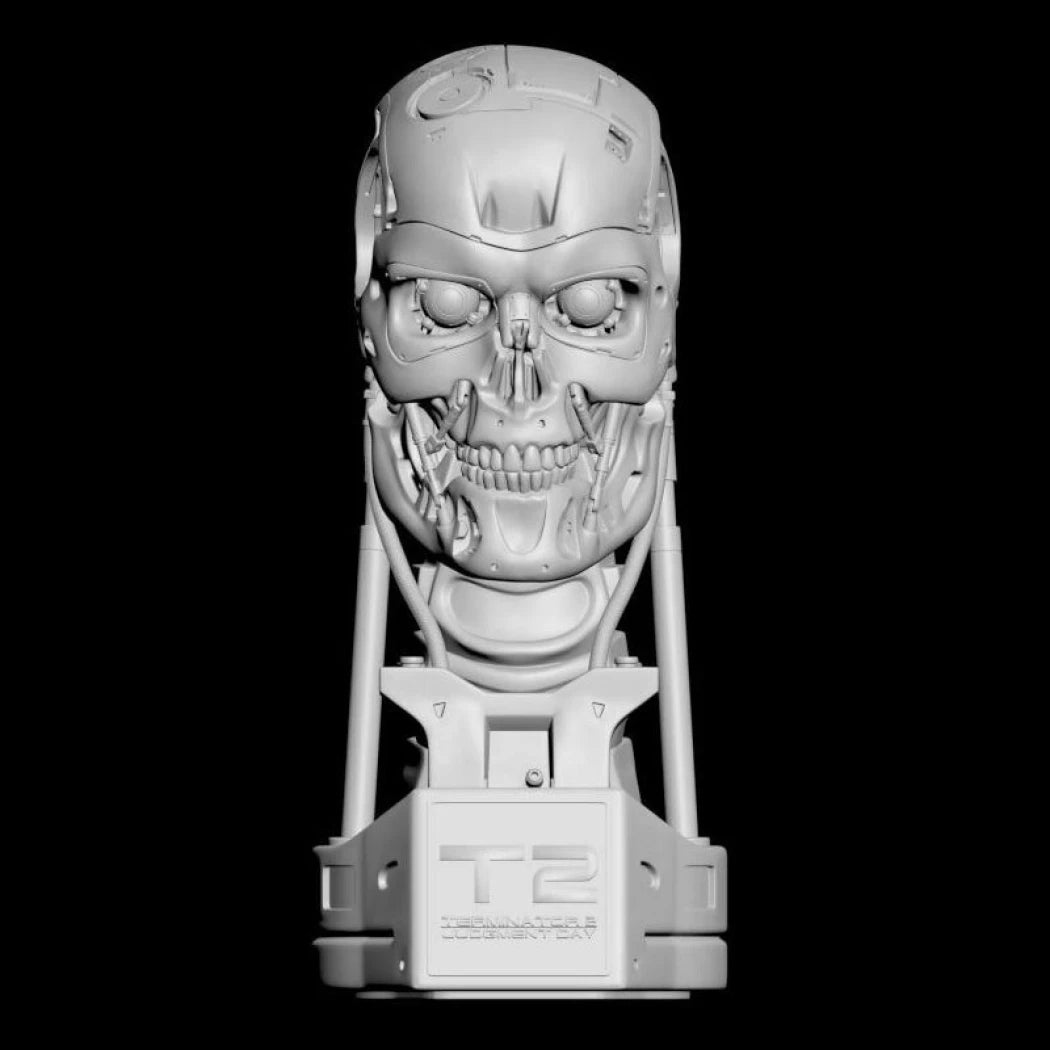 Digital STL T-800 Skull - Terminator 2...