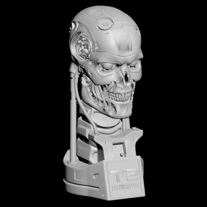 Digital STL T-800 Skull - Terminator 2...