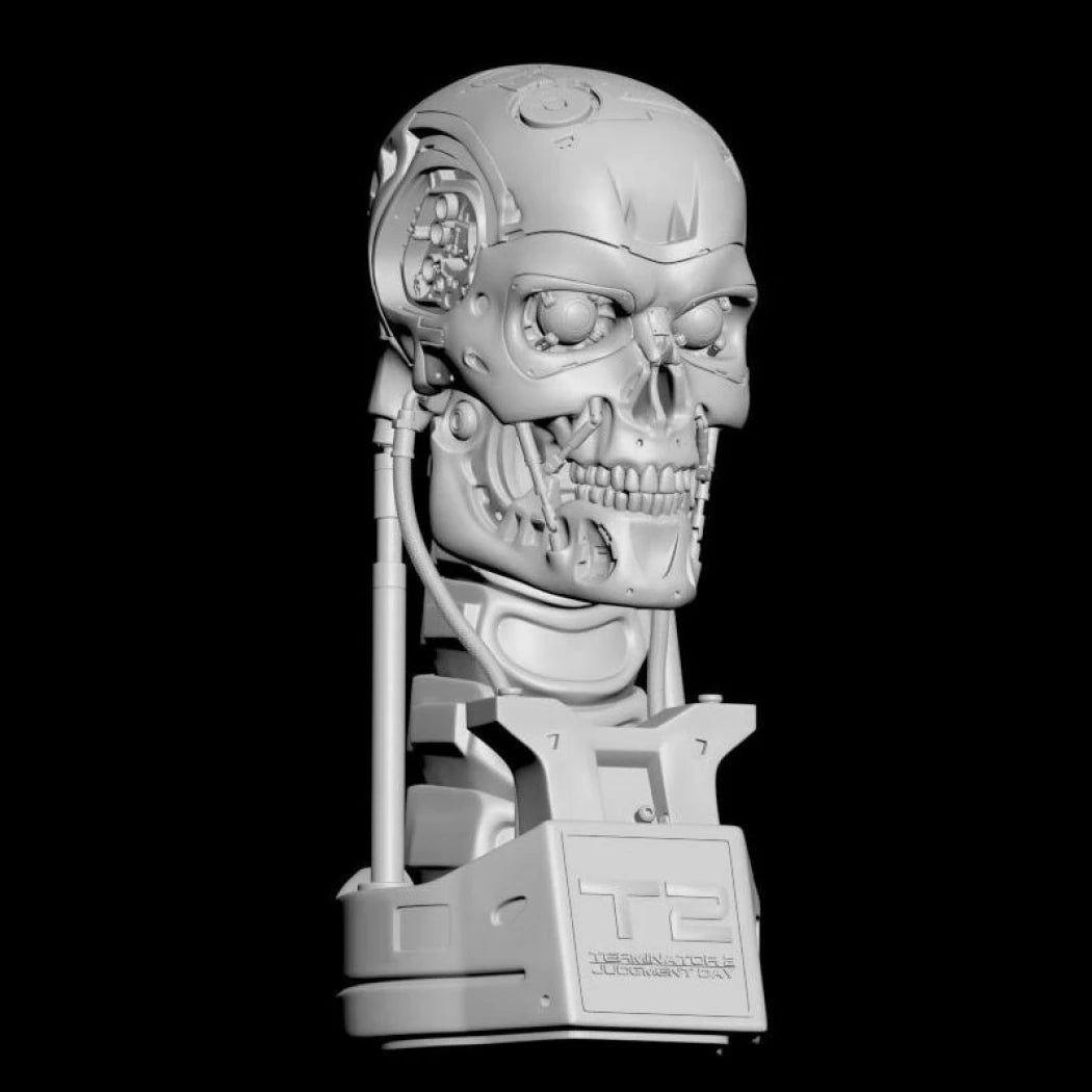 Digital STL T-800 Skull - Terminator 2...