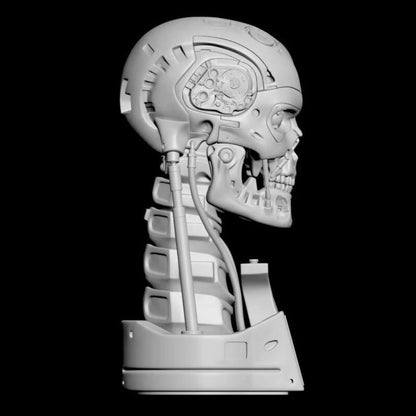 Digital STL T-800 Skull - Terminator 2...