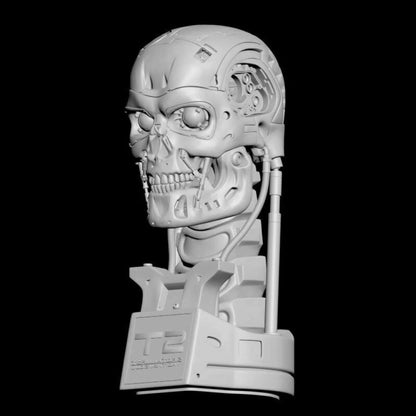 Digital STL T-800 Skull - Terminator 2...