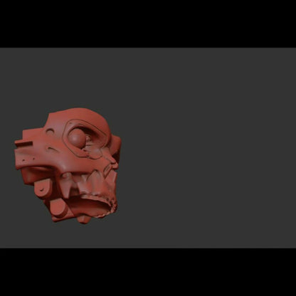 Digital STL T-800 Skull - Terminator 2...