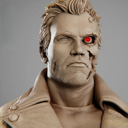 Digital STL Terminator 1 Bust