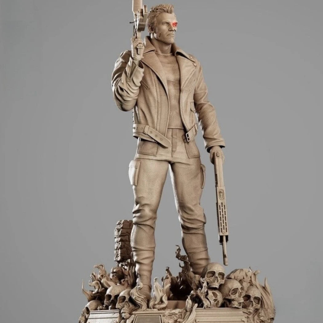 Digital STL Terminator 1 Sculpture