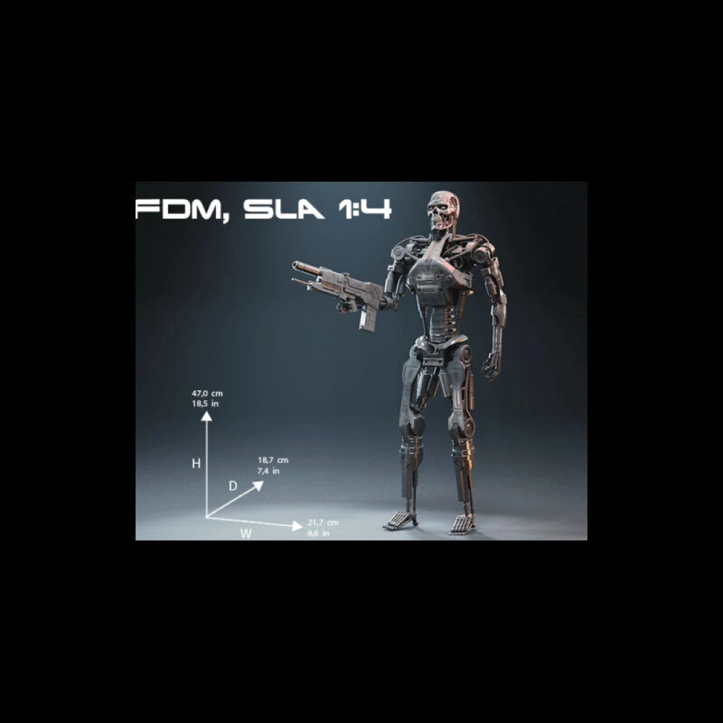 Digital STL Terminator T-800 Endoskeleton