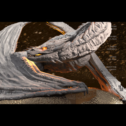 Digital STL The lord of the rings - Smaug