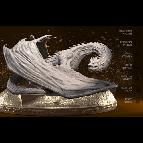 Digital STL The lord of the rings - Smaug