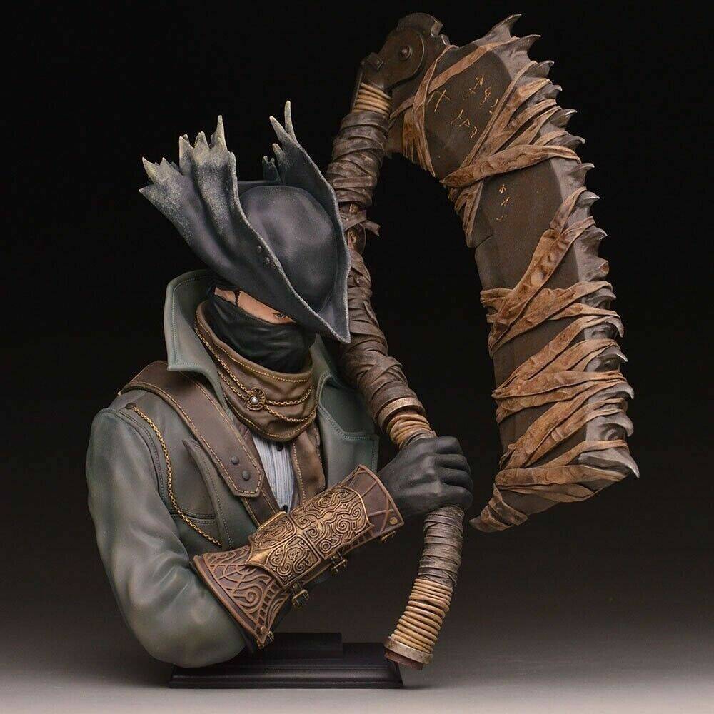 1/8 BUST Resin Model Kit Monsters Hunter Warrior Killer Death Unpainted Unassembled - Model-Fan-Store