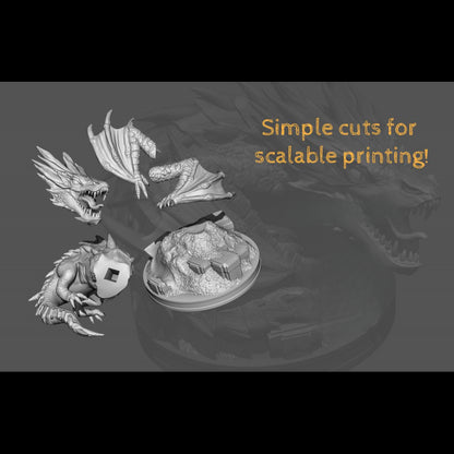 Digital STL Tiny Smaug