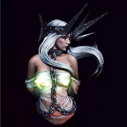 1/10 BUST Resin Model Kit Nudes Beautiful Girl Woman Captive Fallen Angel Unpainted - Model-Fan-Store