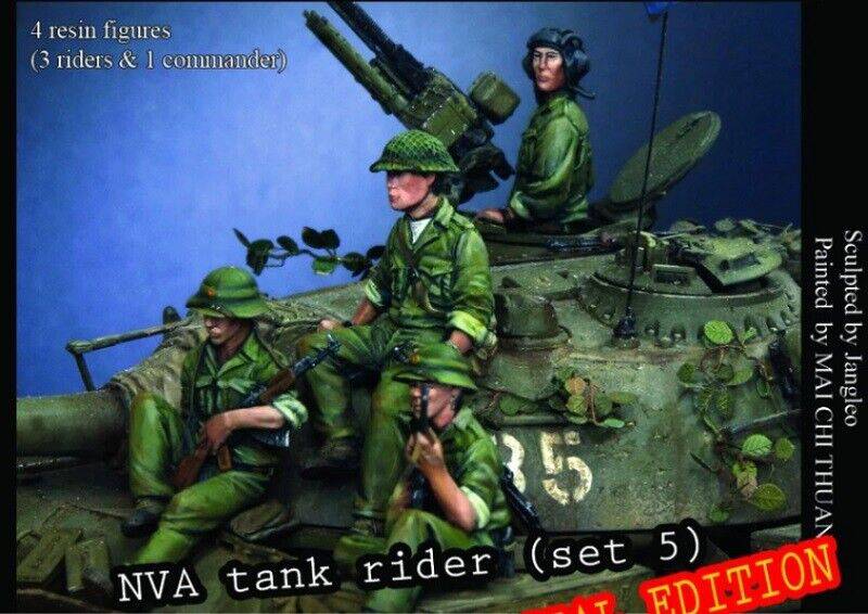 1/35 4pcs Resin Model Kit Vietnam War Soldiers no tank Unpainted - Model-Fan-Store