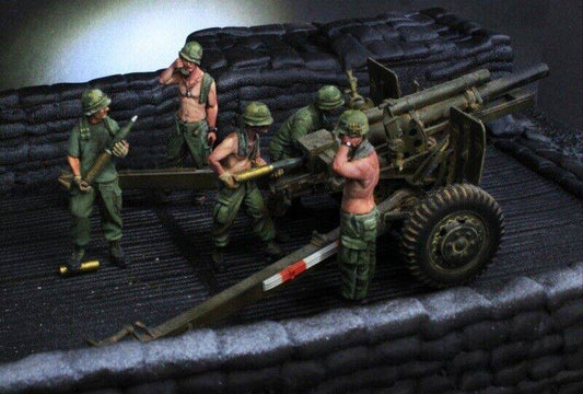 1/35 5pcs Resin Model Kit US Marines USMC Soldiers in Vietnam War no gun Unpainted - Model-Fan-Store