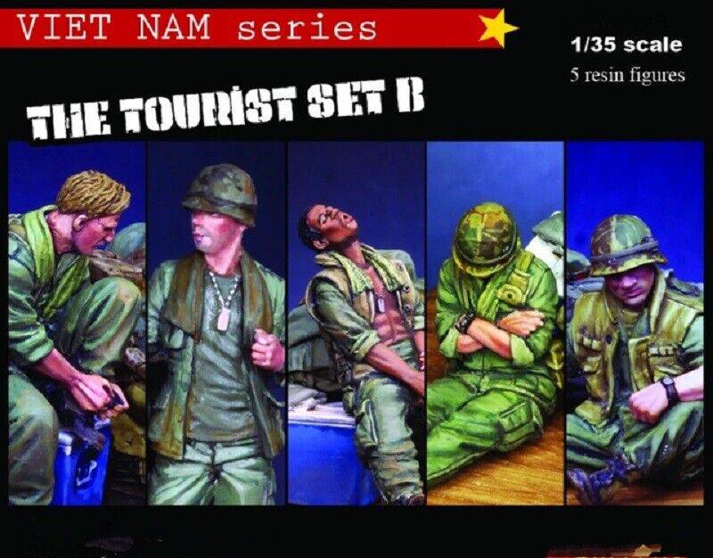 1/35 5pcs Resin Model Kit US Soldiers Vietnam War Unpainted - Model-Fan-Store