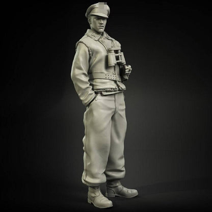 1/35 Resin Model Kit German Soldier Tankman WW2 Unpainted - Model-Fan-Store