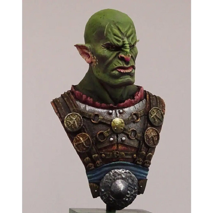 1/10 BUST Resin Model Kit Orc Warrior General Warcraft Unpainted - Model-Fan-Store