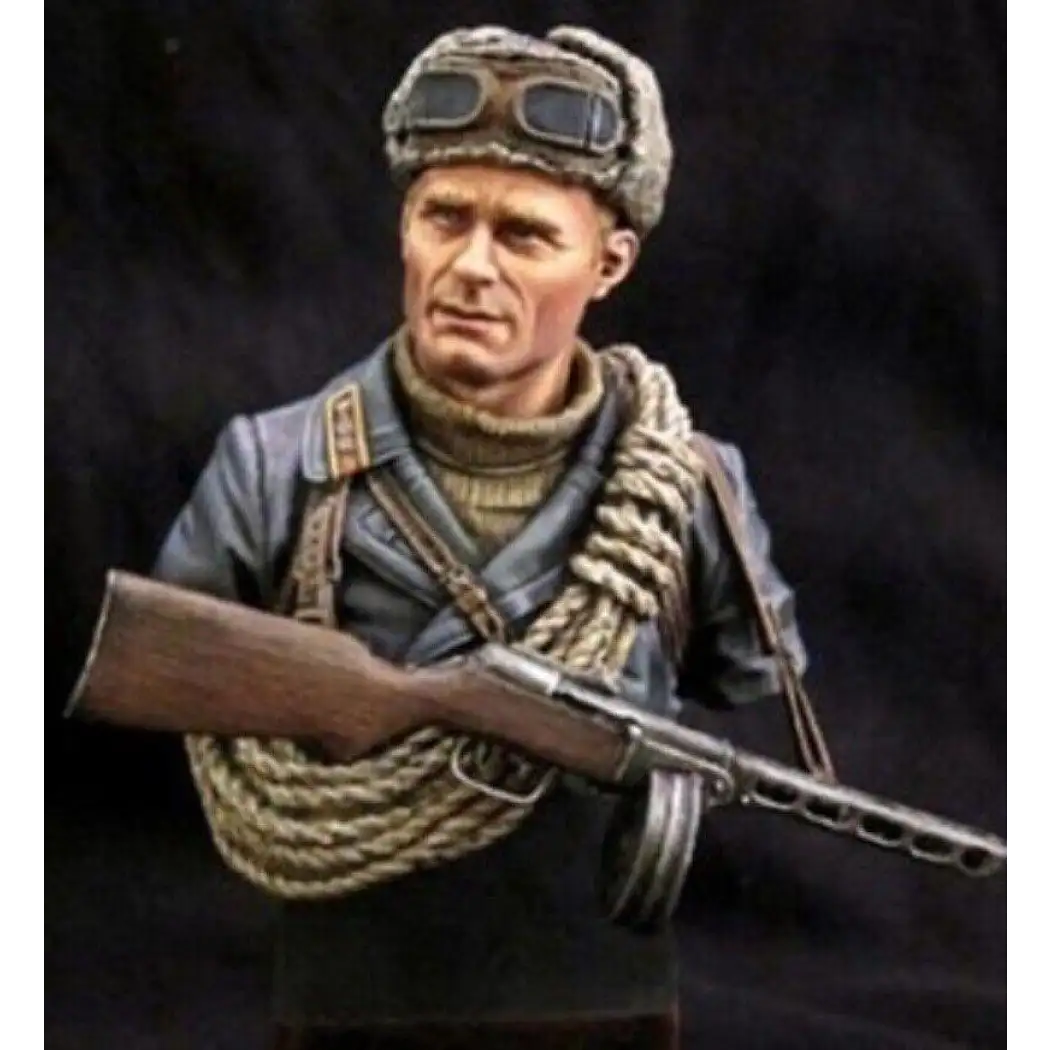 1/10 BUST Resin Model Kit Soviet Officer Infantry WW2 Unpainted – Model ...