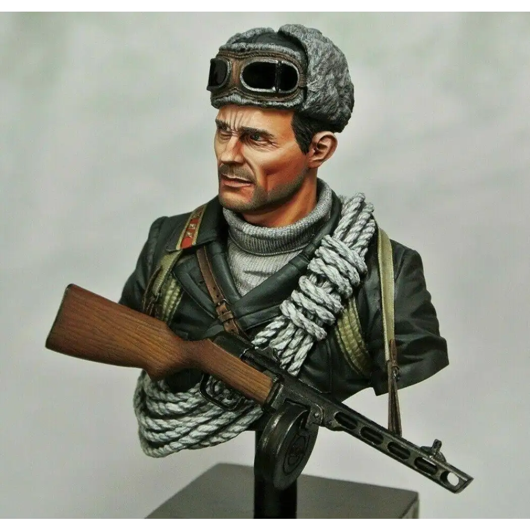 1/10 BUST Resin Model Kit Soviet Officer Infantry WW2 Unpainted - Model-Fan-Store