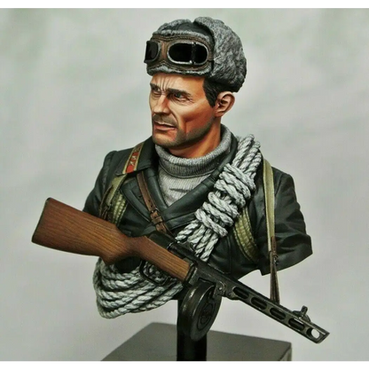 1/10 BUST Resin Model Kit Soviet Officer Infantry WW2 Unpainted - Model-Fan-Store