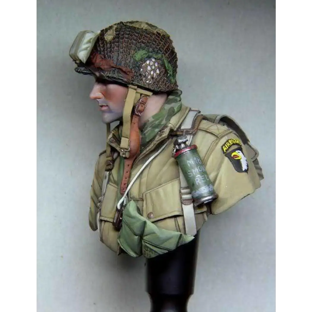 1/10 BUST Resin Model Kit US Soldier 101st Airborne Division WW2 Unpainted - Model-Fan-Store