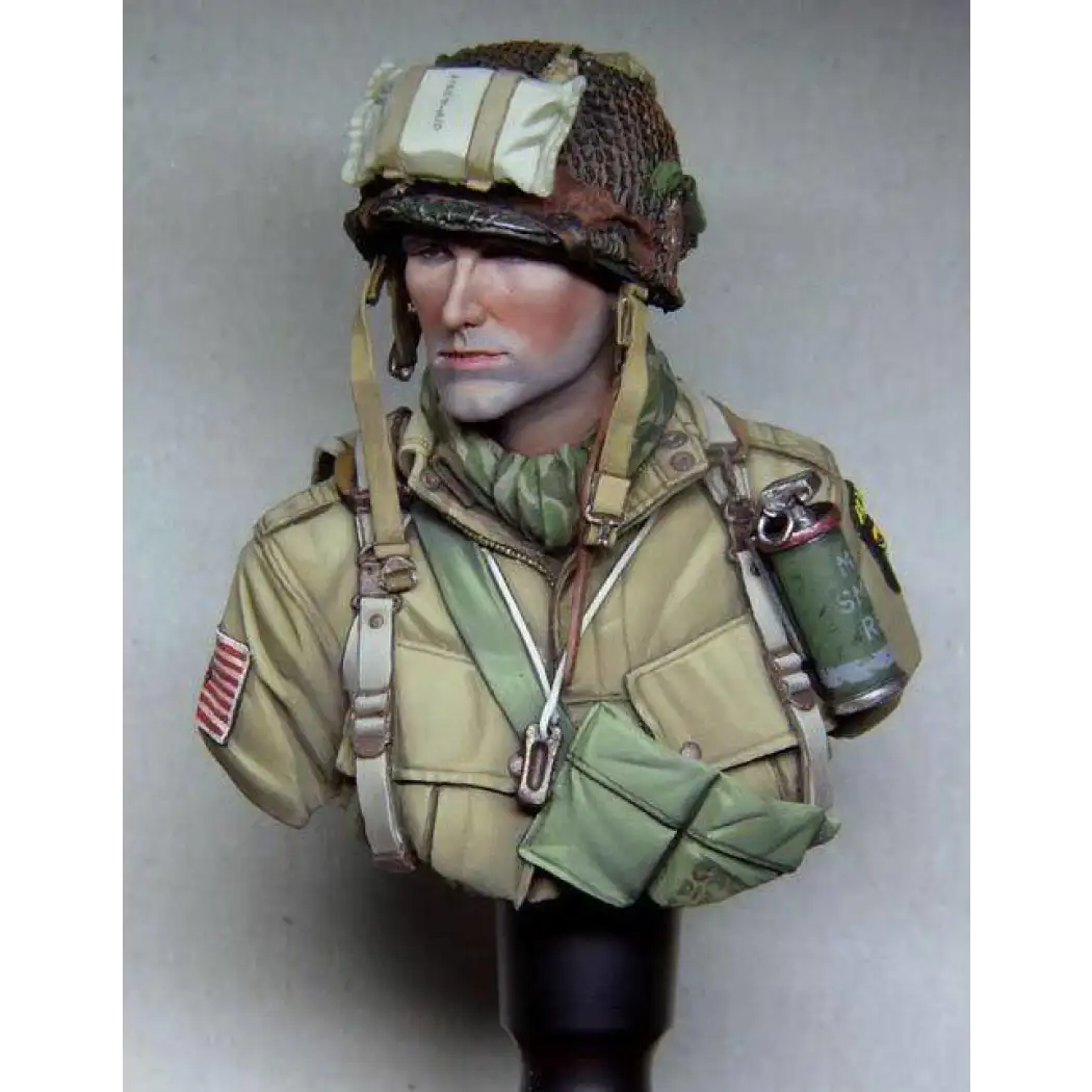 1/10 BUST Resin Model Kit US Soldier 101st Airborne Division WW2 Unpainted - Model-Fan-Store