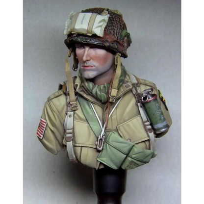 1/10 BUST Resin Model Kit US Soldier 101st Airborne Division WW2 Unpainted - Model-Fan-Store