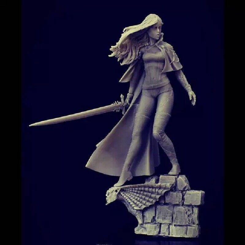 1/28 Resin Model Kit Beautiful Girl Woman Vampire Hunter Unpainted - Model-Fan-Store