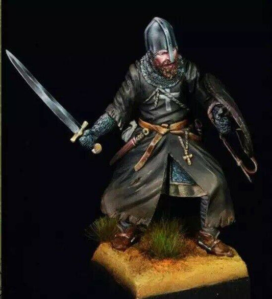 1/30 Resin Model Kit Warrior Knight Crusader Templar Unpainted - Model-Fan-Store