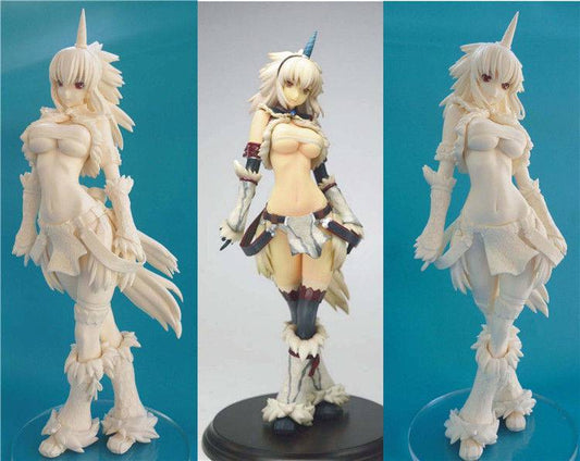 1/4 27cm GK GARAGE Monster Hunter Unicorn Beautiful Girl Resin Model Kit - Model-Fan-Store