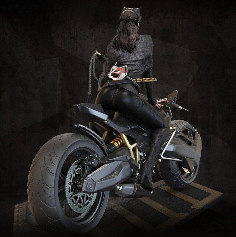 1/4 450mm 3D Print Superhero Model Kit Catwoman Beautiful Girl Unpainted - Model-Fan-Store