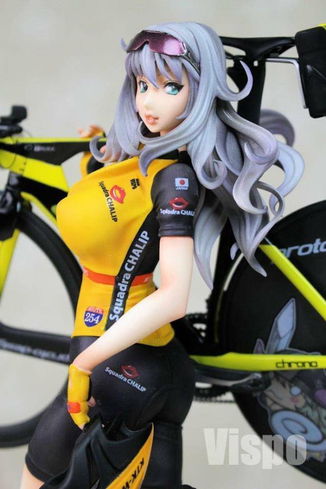 1/7 Resin Model Kit Beautiful Girl Woman Cyclist Speed Unpainted - Model-Fan-Store