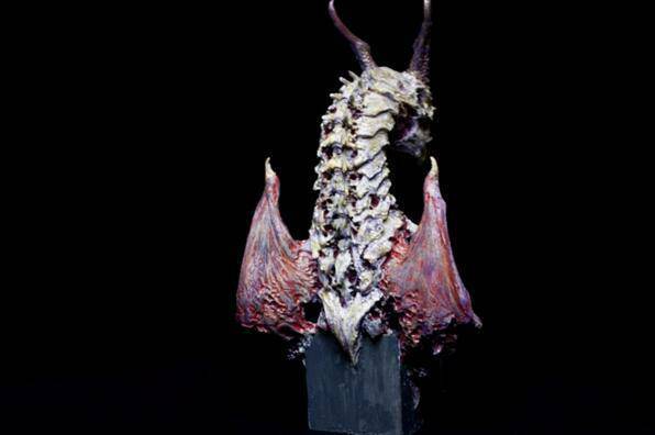 1/8 120mm Resin Model Kit Little Dragon Dead Unpainted - Model-Fan-Store