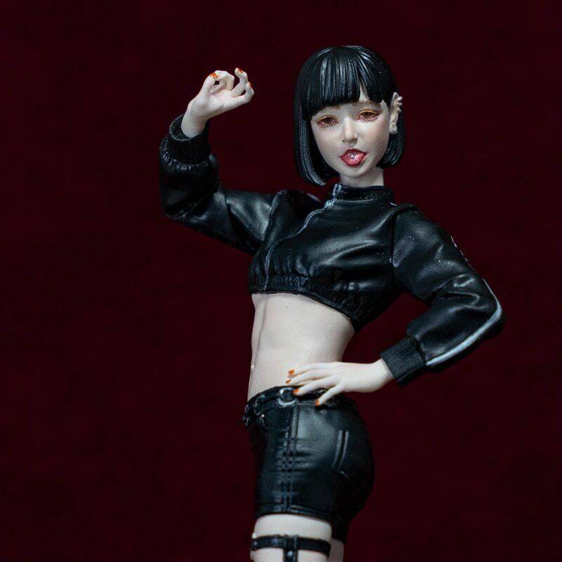 1/8 190mm Resin Model Kit Modern Asian Beautiful Girl Unpainted - Model-Fan-Store