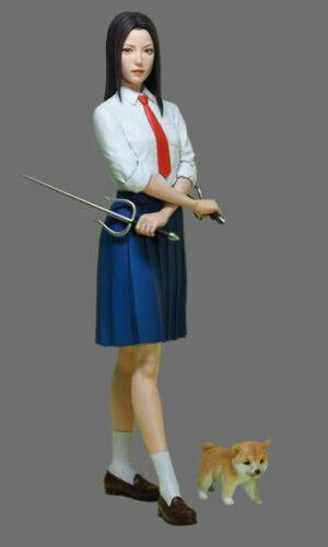 1/8 Resin Model Kit Asian Beautiful Girl with Daggers Unpainted - Model-Fan-Store