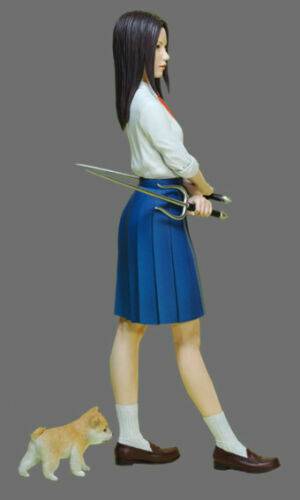 1/8 Resin Model Kit Asian Beautiful Girl with Daggers Unpainted - Model-Fan-Store