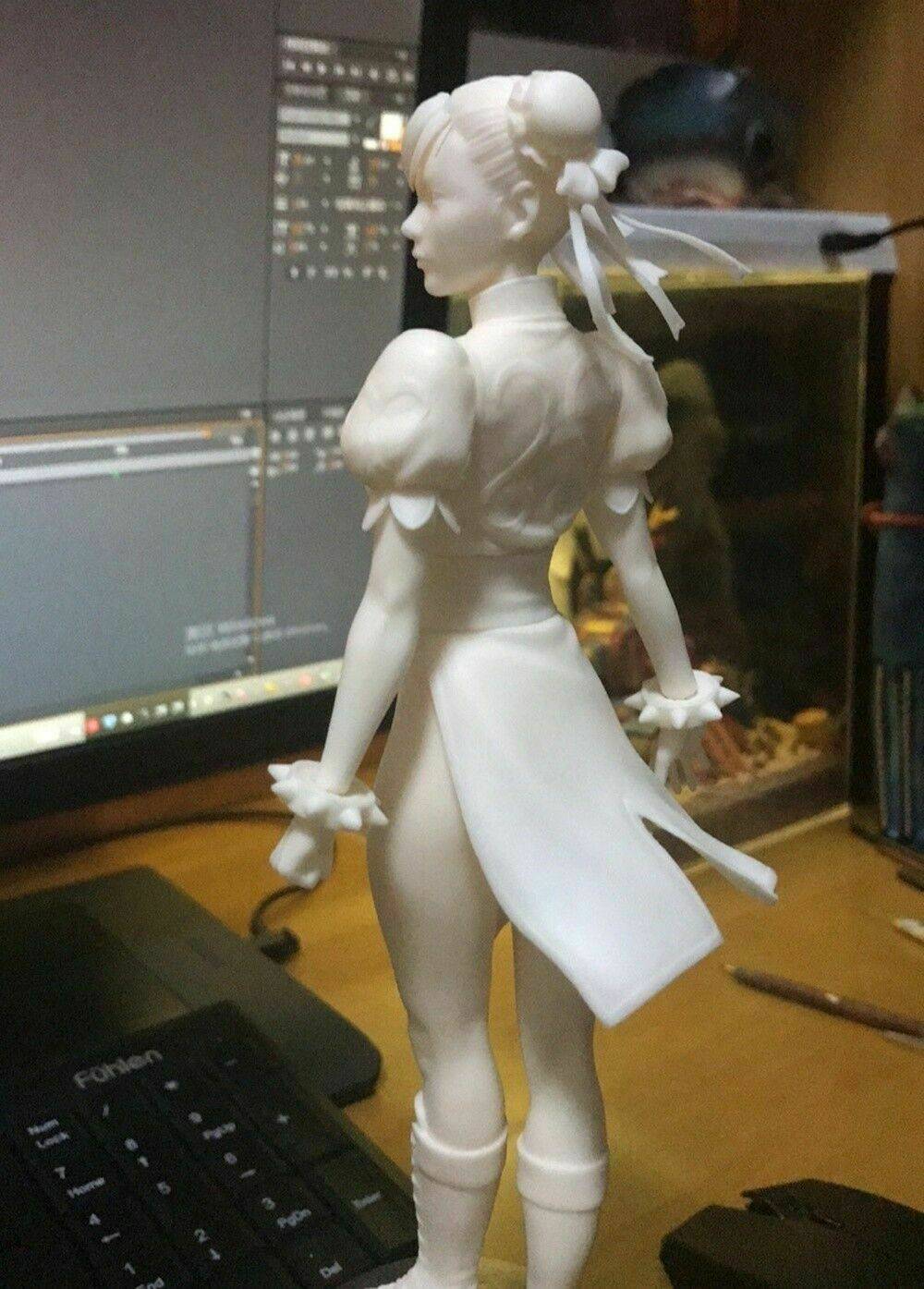 1/8 Resin Model Kit Asian Beautiful Girl Woman Unpainted - Model-Fan-Store