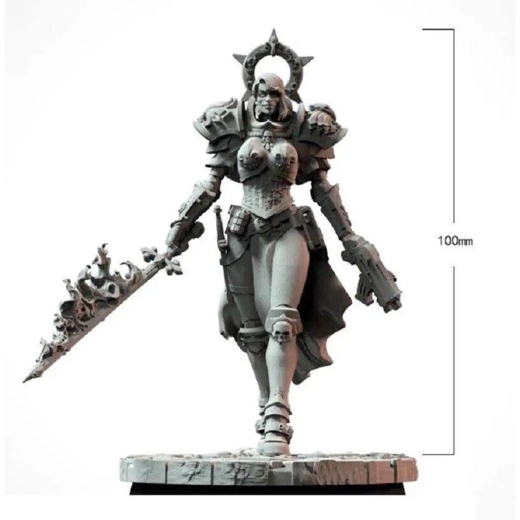 100mm 3D Print Model Kit Beautiful Girl Barbarian Queen Unpainted - Model-Fan-Store
