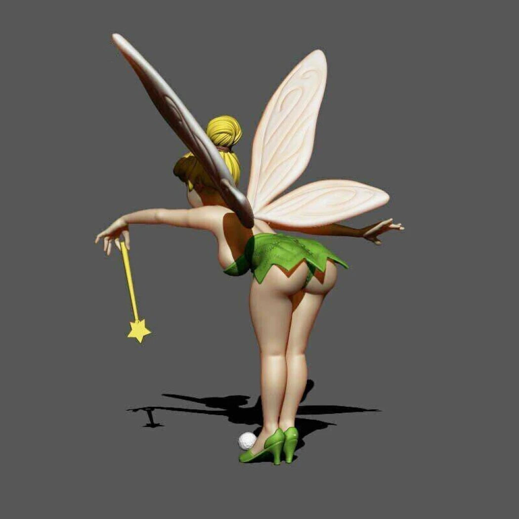 100mm 3D Print Model Kit Beautiful Girl Fairy Butterfly Unpainted - Model-Fan-Store