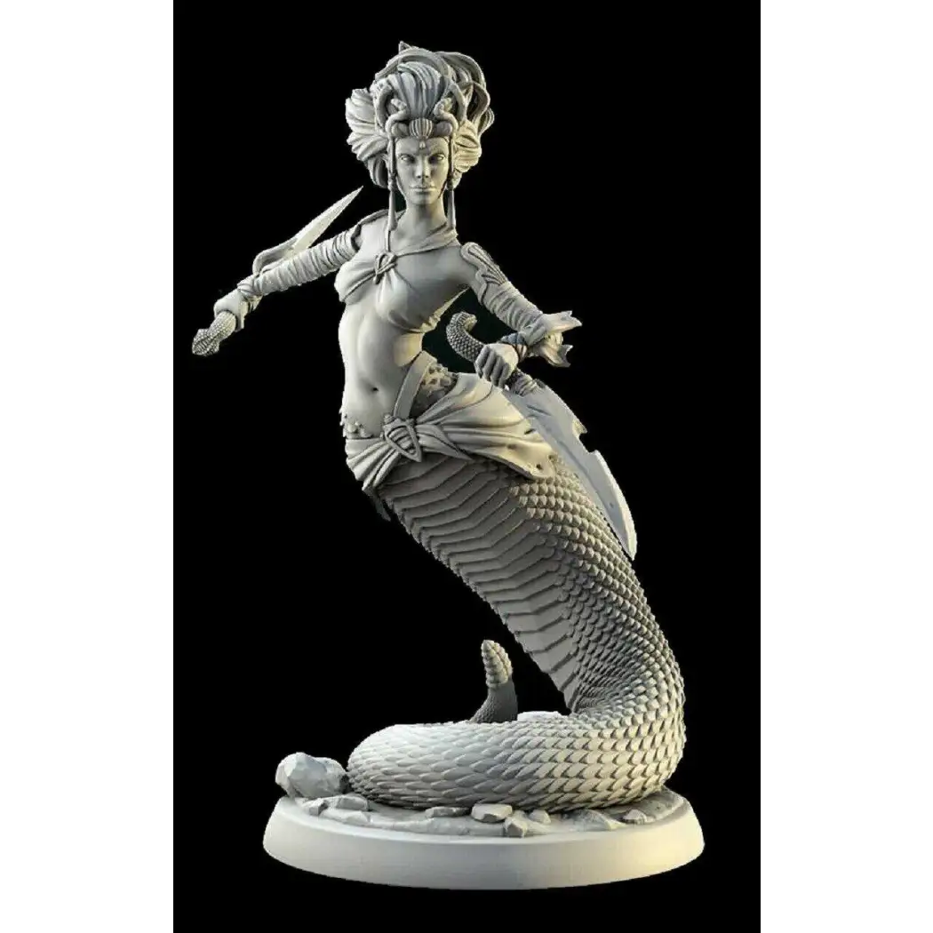 100mm 3D Print Model Kit Beautiful Girl Woman Medusa Unpainted - Model-Fan-Store