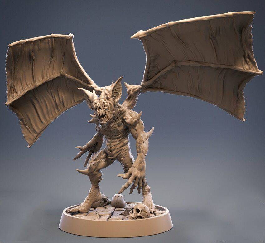 100mm 3D Print Model Kit Demon Servant Hunter Unpainted - Model-Fan-Store