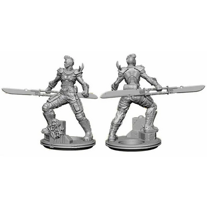 100mm 3D Print Model Kit Girl Woman Warrior Ravager Raider Unpainted - Model-Fan-Store